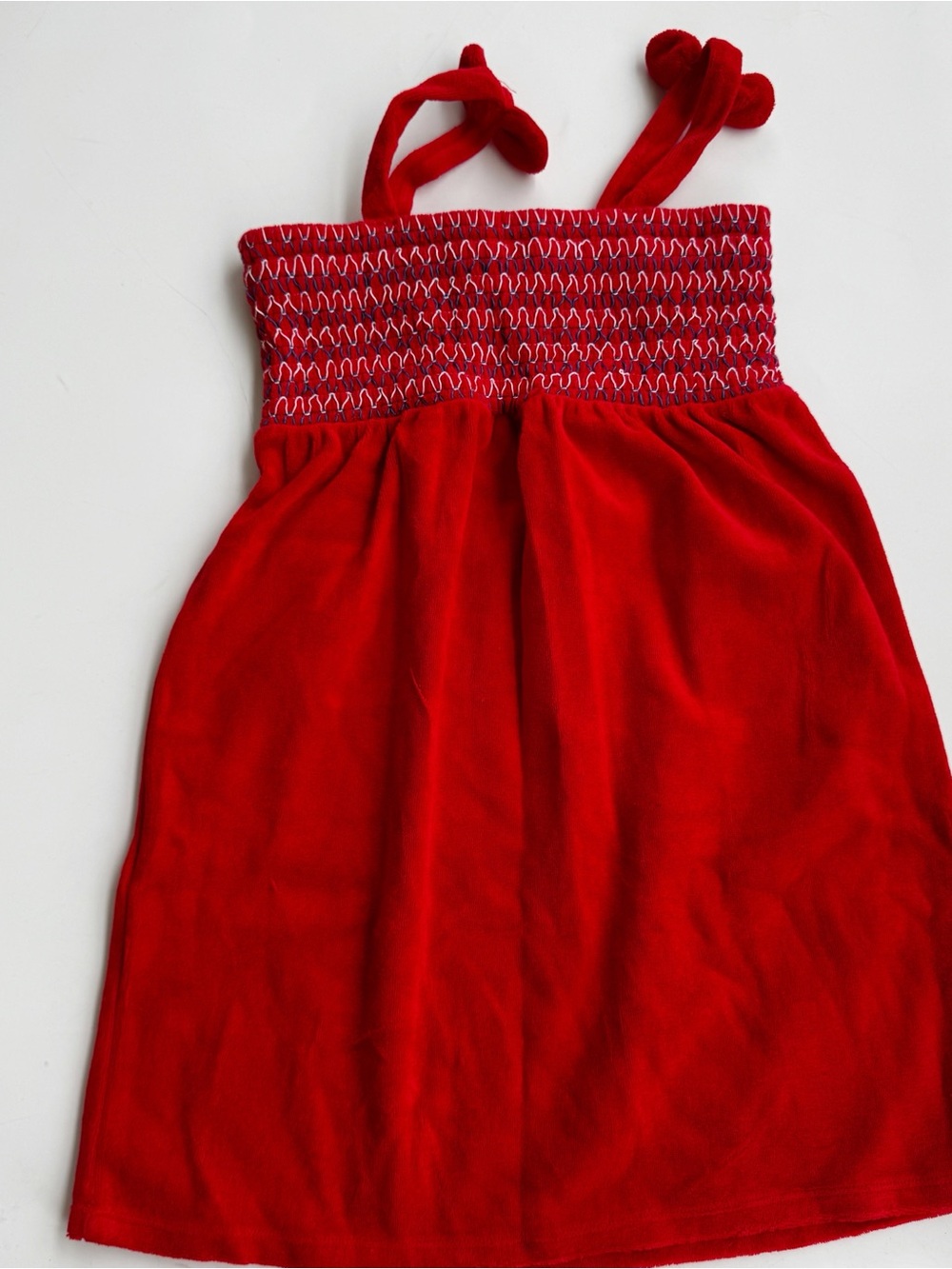 Cat & Jack Red Kids' Terry Sundress/Swim Cover Up